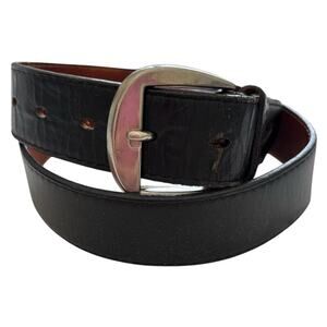Black Tony Lama Belt 34 12331B Made In USA